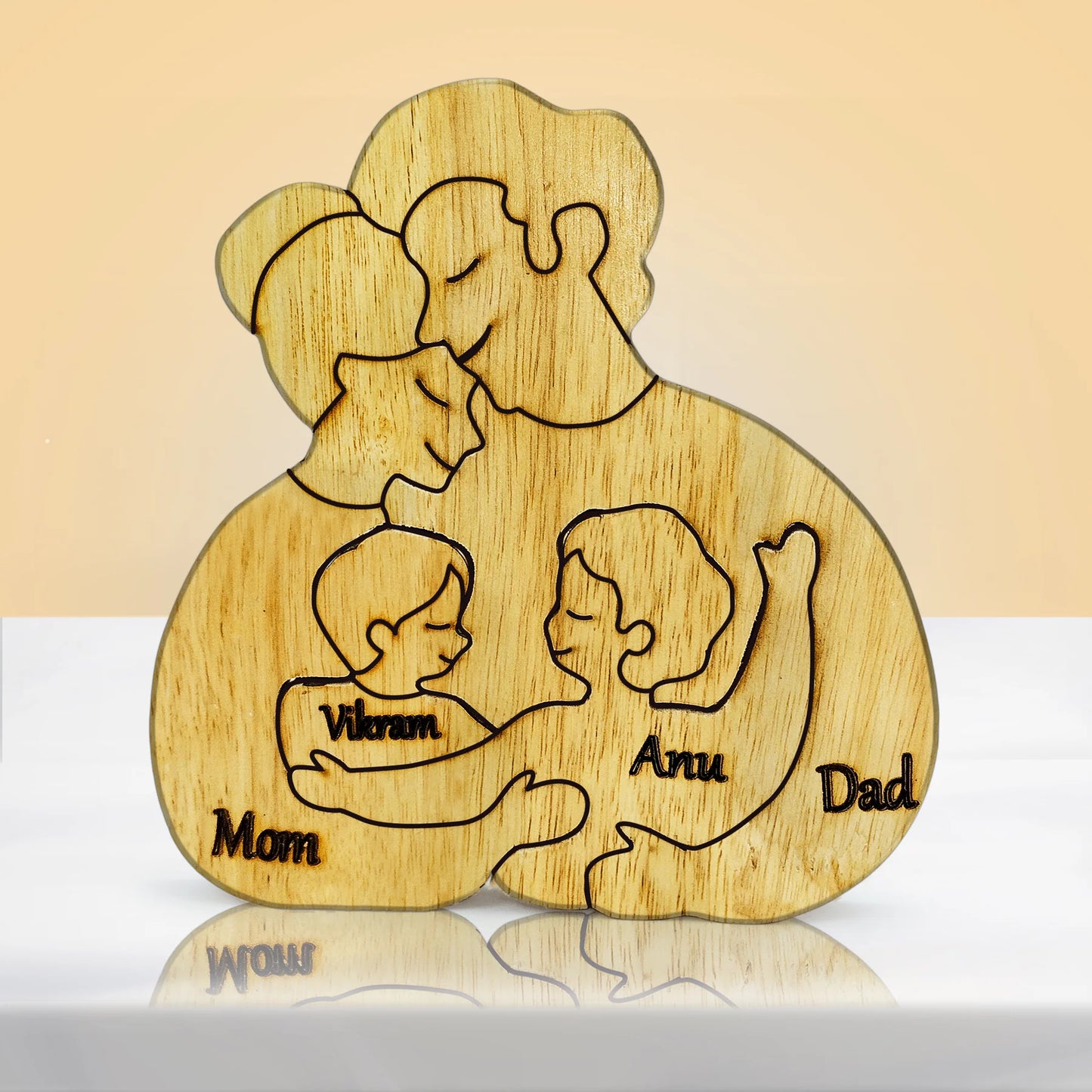 FAMILY HUG PUZZLE FRAME