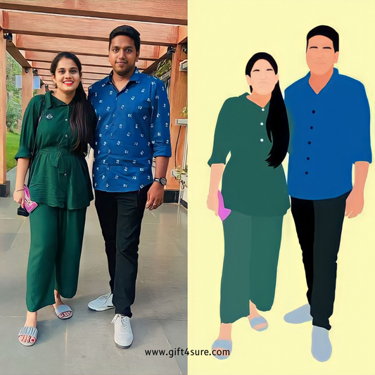 ACRYLIC ILLUSTRATED PHOTO STANDY