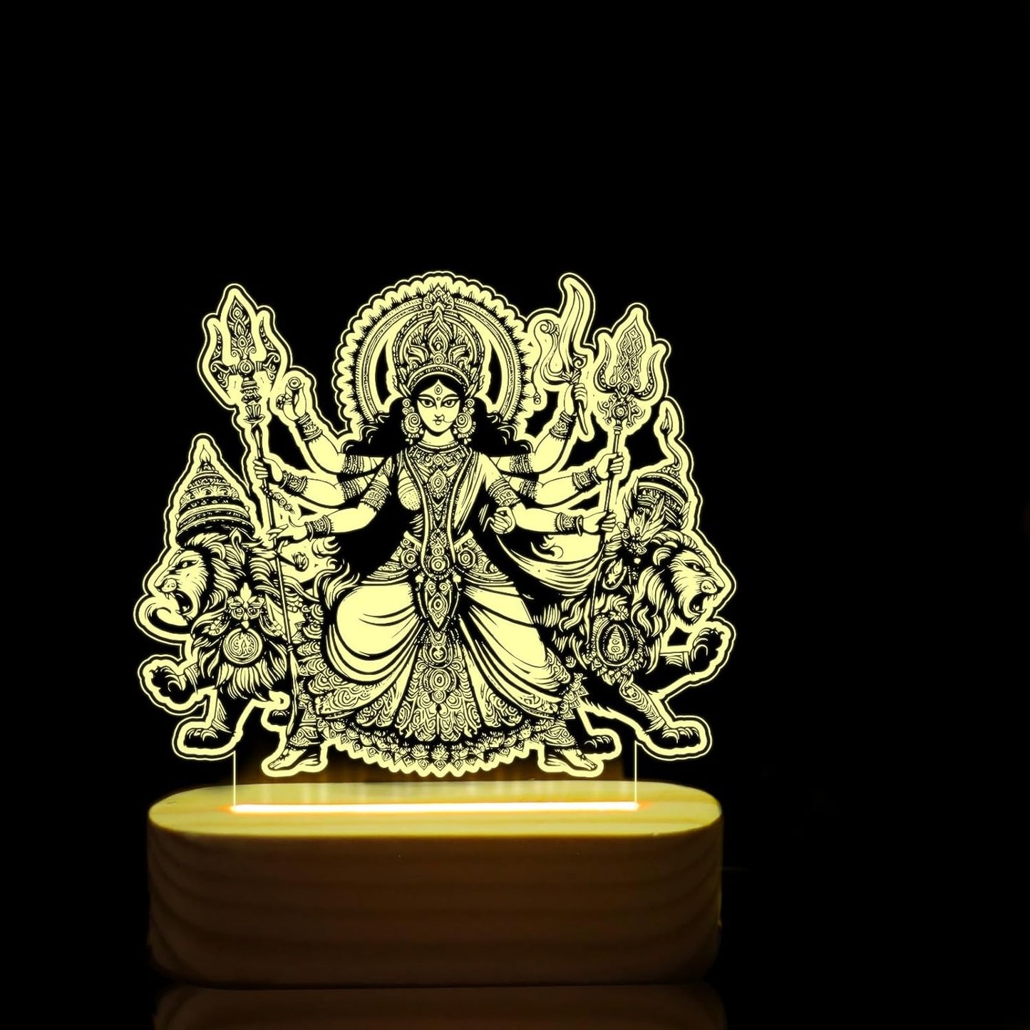 MAA DURGA 3D ILLUSION LAMP