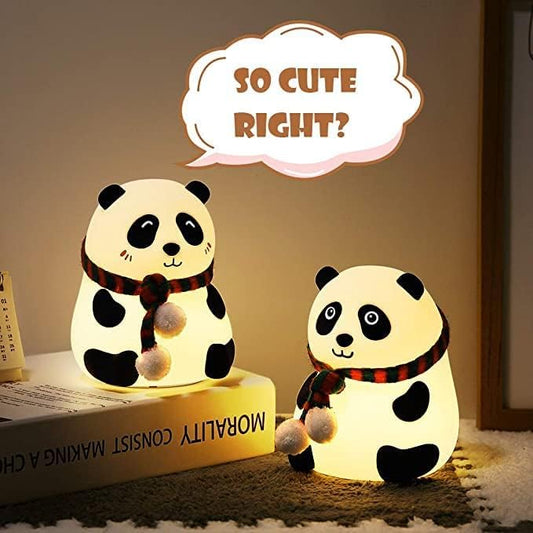 CUTE PANDA TOUCH SILICONE LAMP