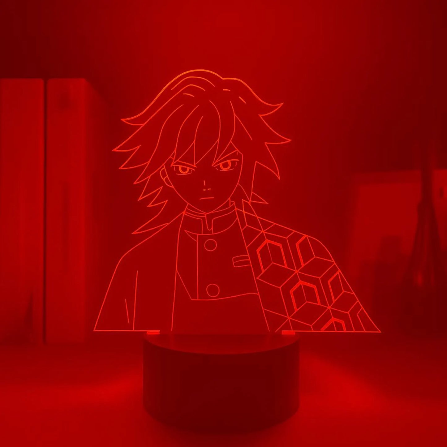 DEMON SLAYER: GIYU TOMIOKA ANIME LED LAMP (MULTICOLOR)
