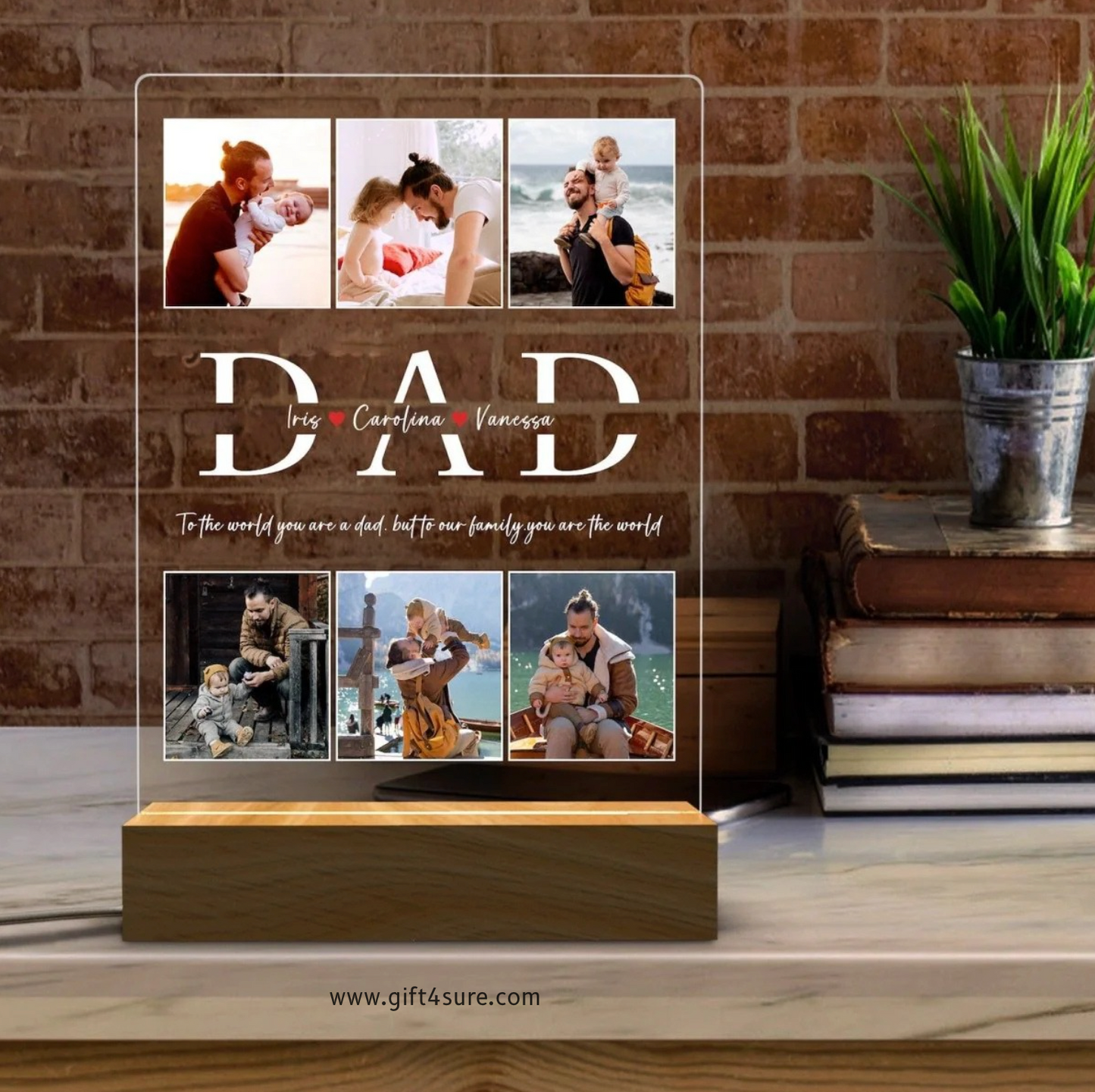 FATHER'S DAY ACRYLIC LED LAMP