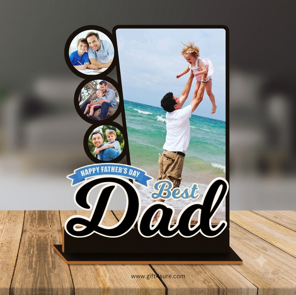 🎁 BEST DAD TROPHY PHOTO STANDY (100% off)