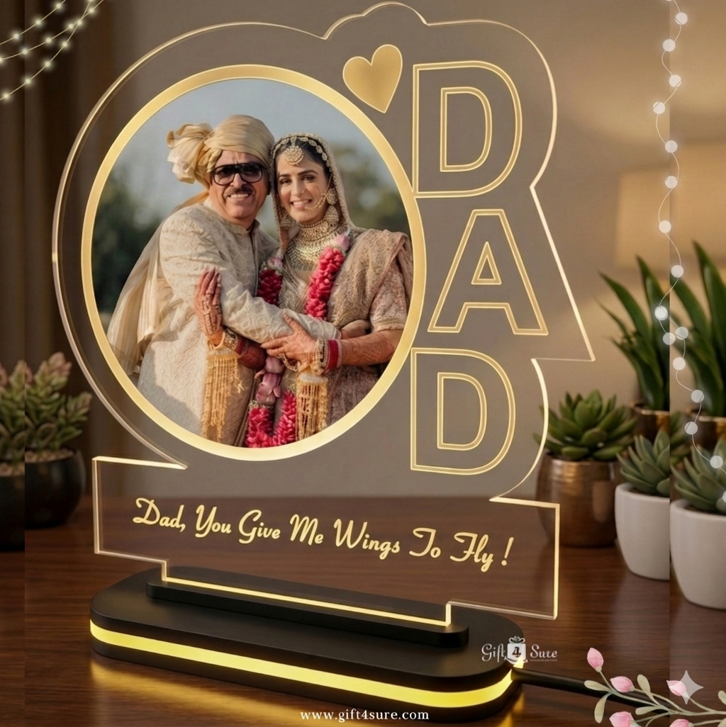 DAD ACRYLIC LED LAMP