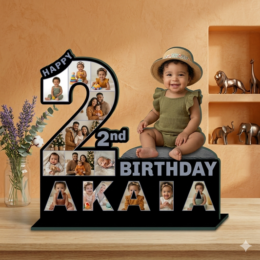 BABY WOODEN CUTOUT STANDY