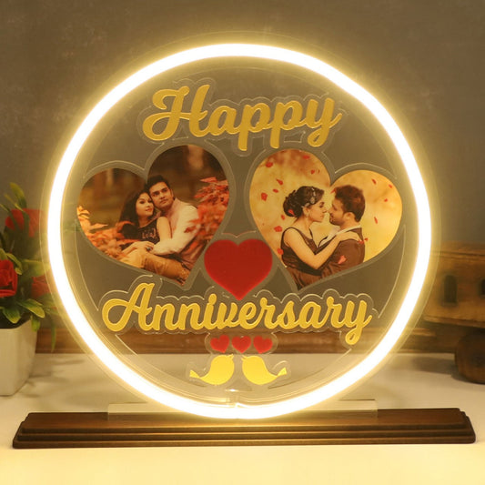 HAPPY ANNIVERSARY HEART NEON LED