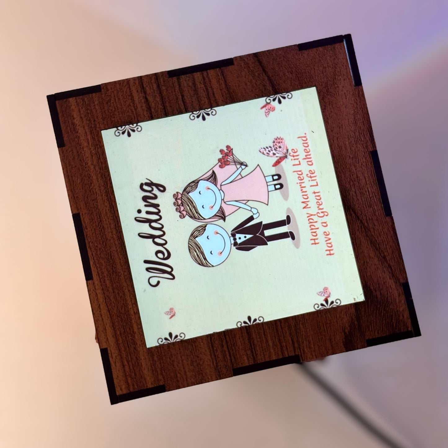 REVOLVING PHOTO LAMP