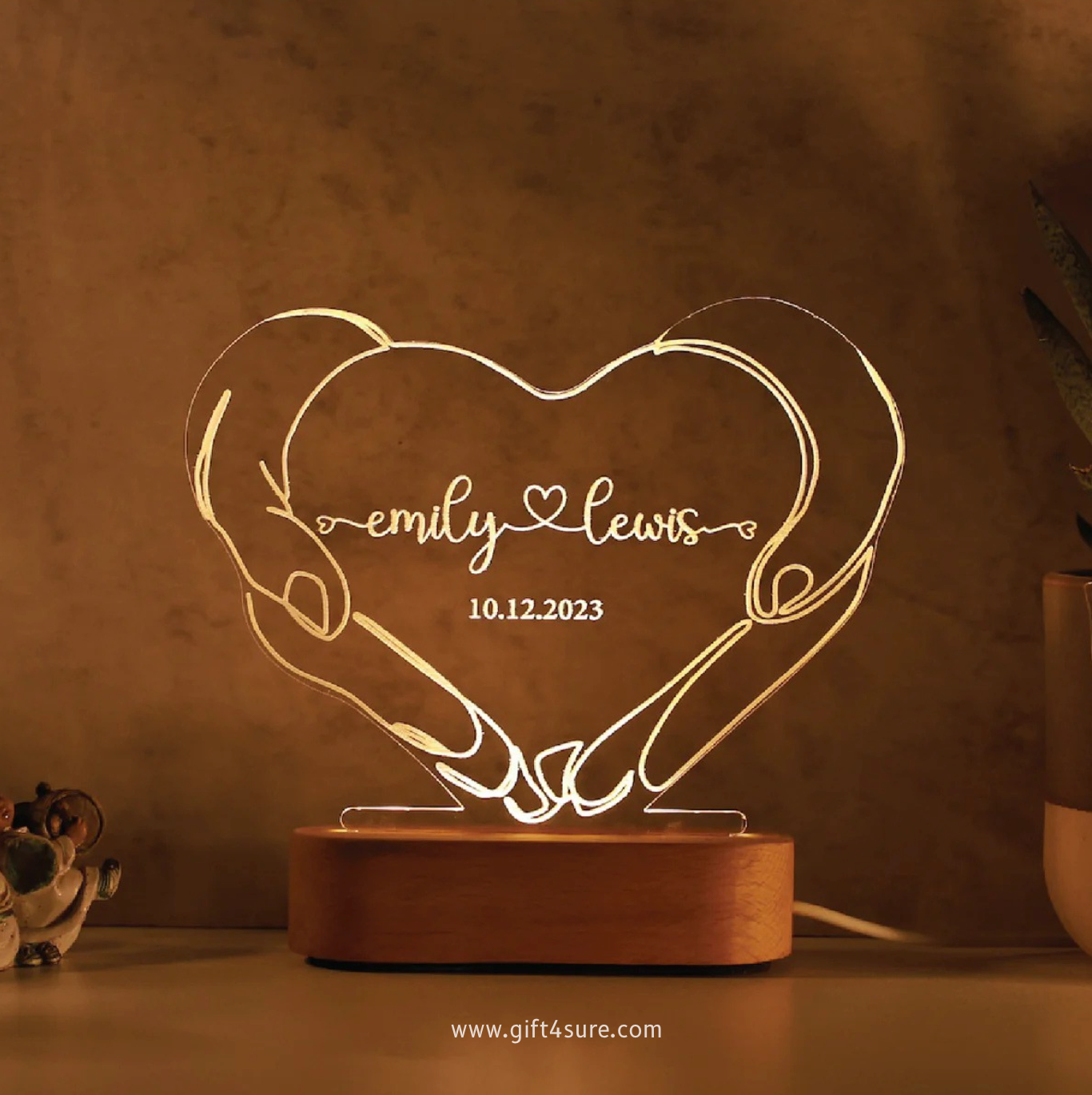 PREMIUM LOVE ACRYLIC LED LAMP
