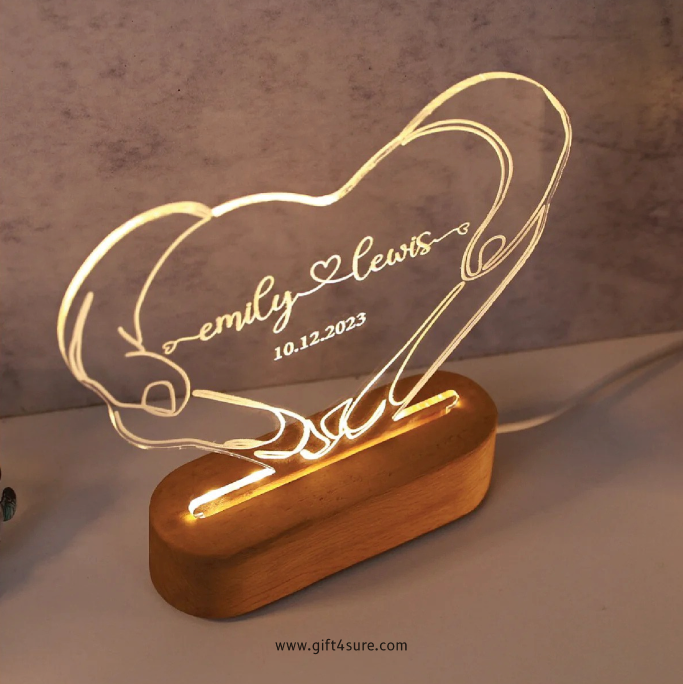PREMIUM LOVE ACRYLIC LED LAMP