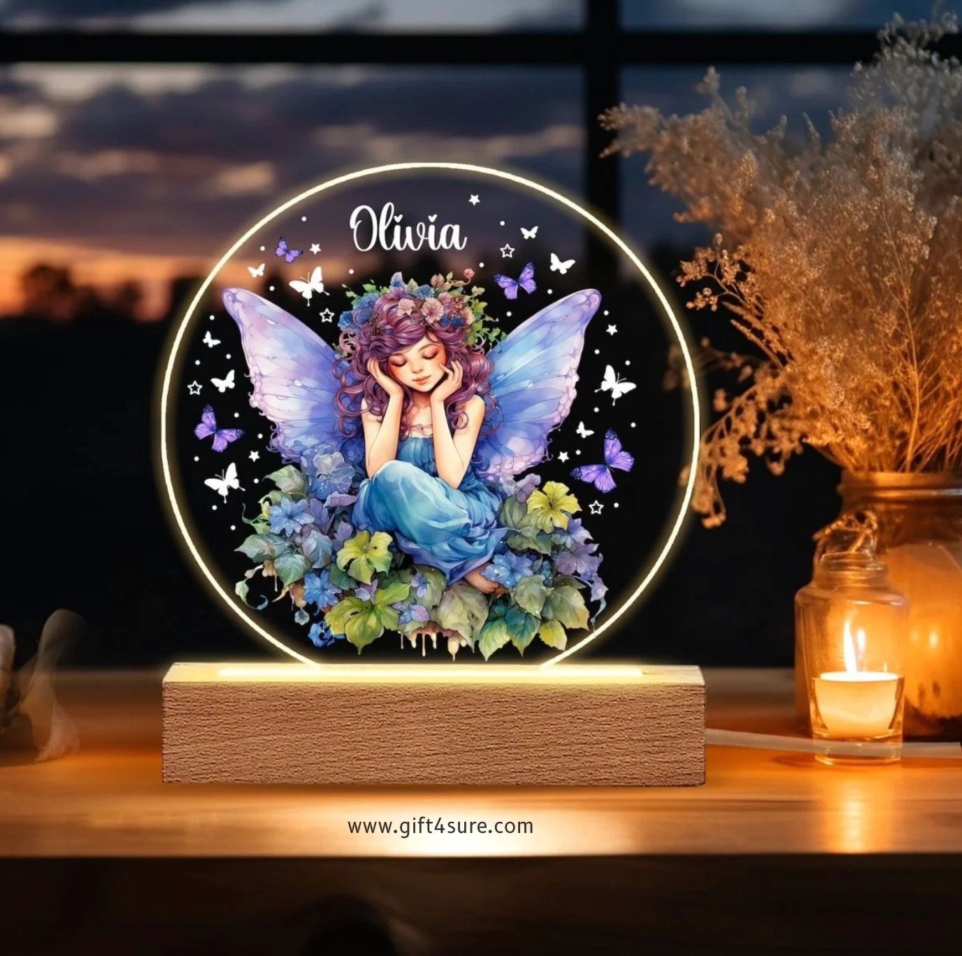 MOON ACRYLIC LED LAMP