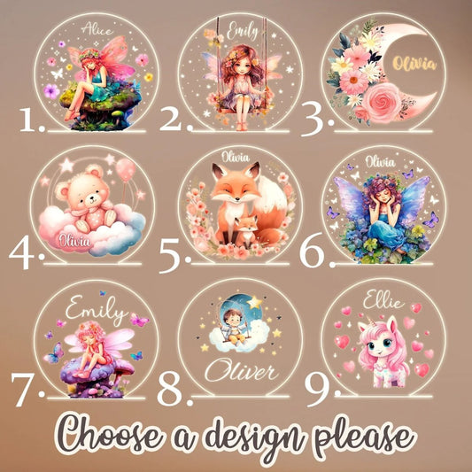 MOON ACRYLIC LED LAMP