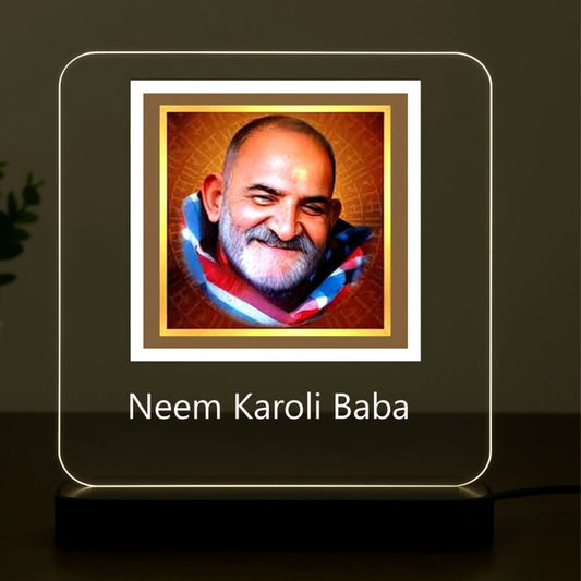 NEEM KAROLI BABA ACRYLIC LED LAMP