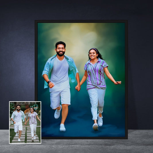 PREMIUM OIL SMUDGE PAINTING