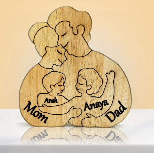 FAMILY HUG PUZZLE FRAME