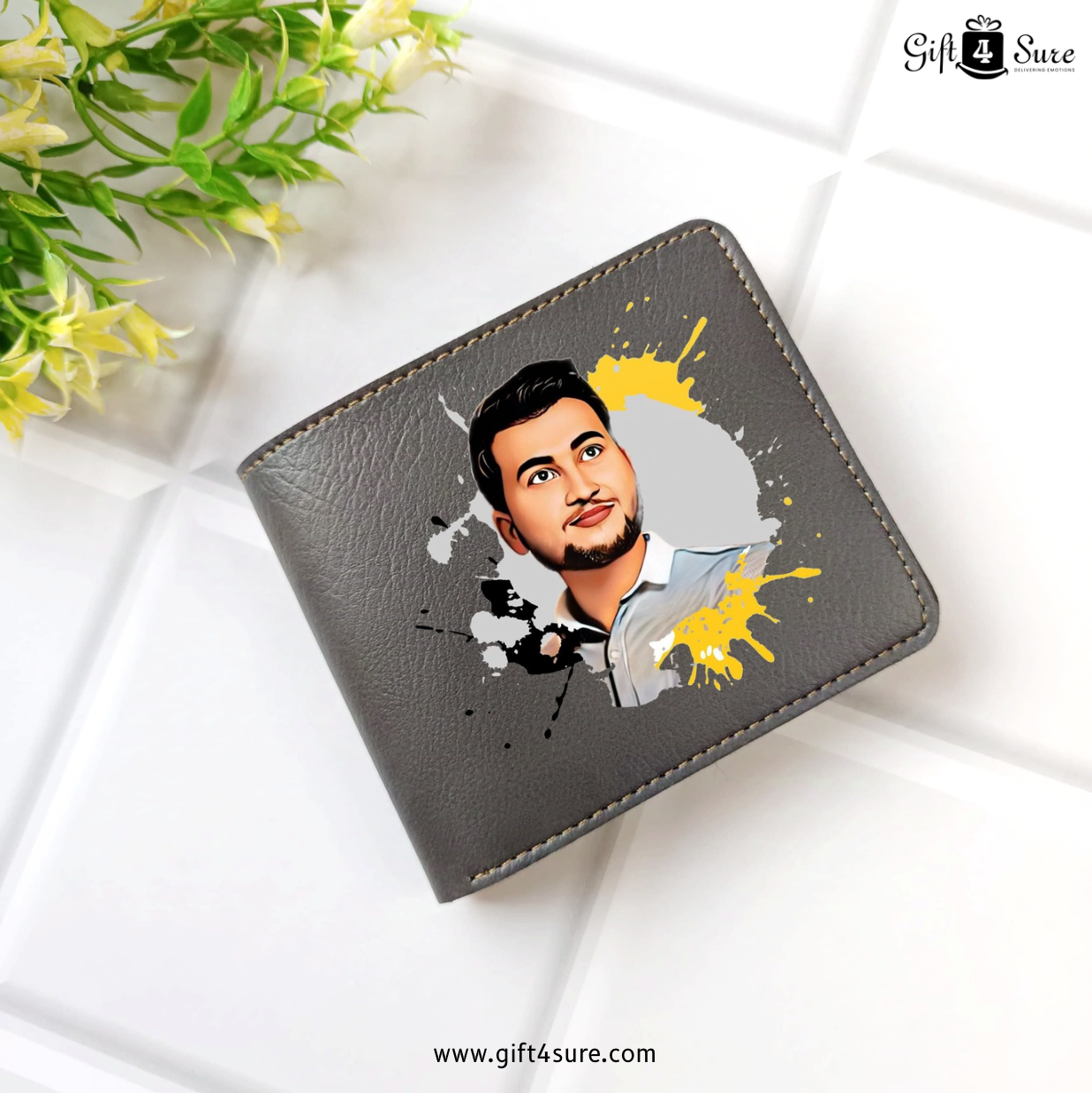 MEN'S ARTISTIC PHOTO PRINT WALLET