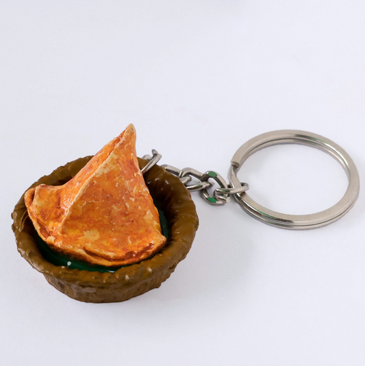 SAMOSA MINIATURE KEYCHAIN