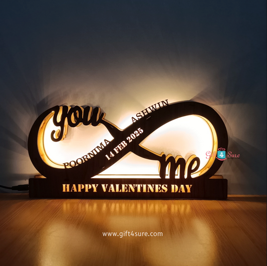 VALENTINE SPECIAL YOU-ME INFINITY LOVE LAMP