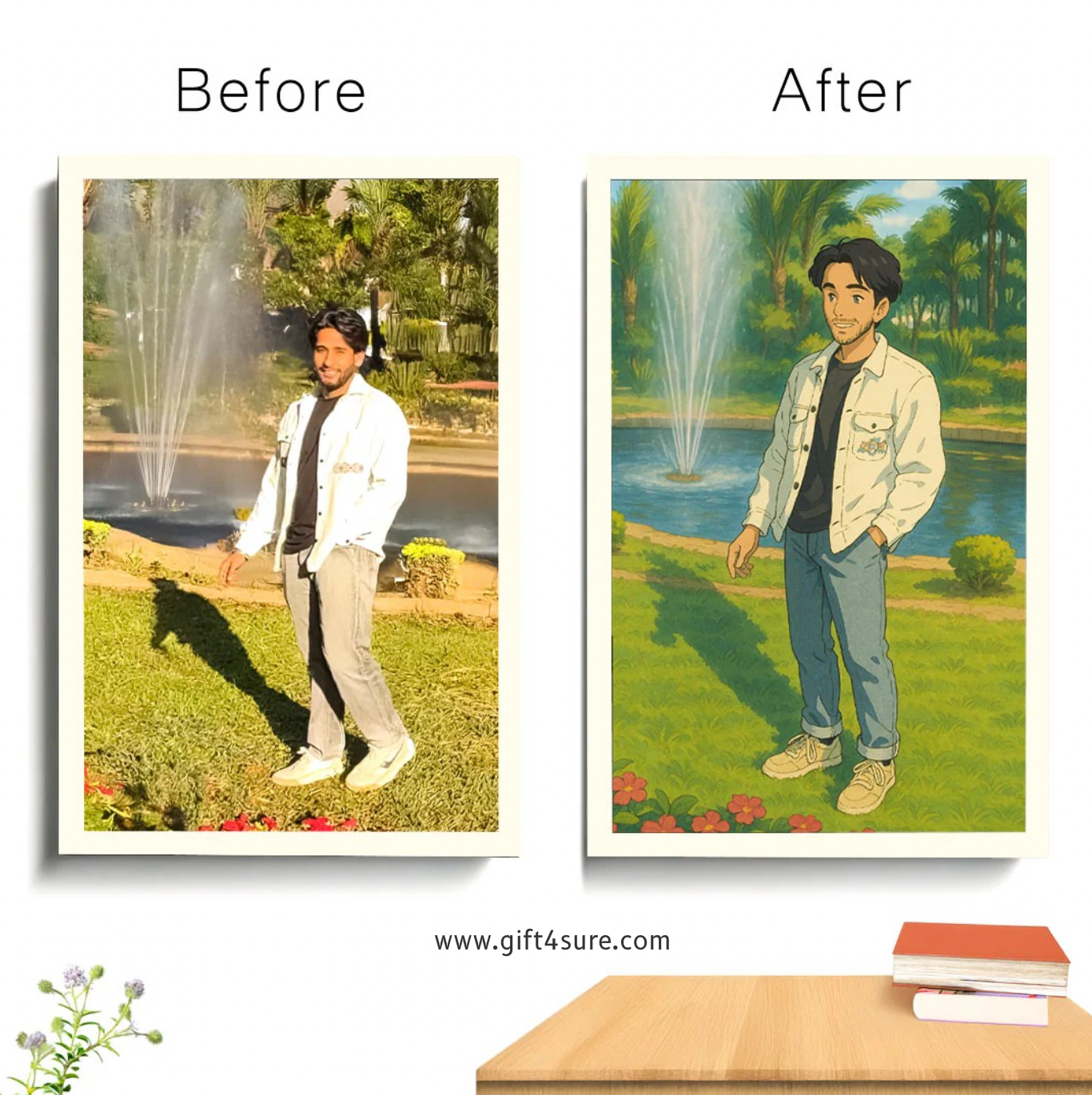 CUSTOMISED GHIBLI ART STYLE FRAMES