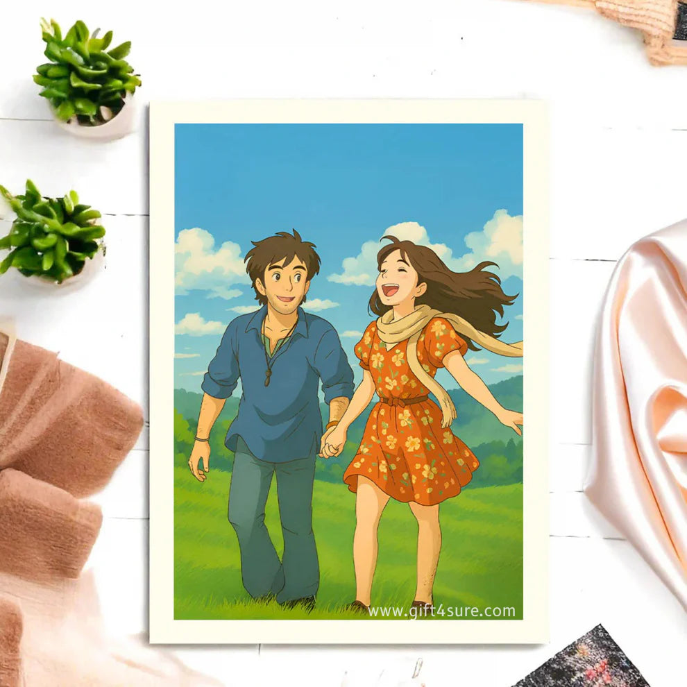 GHIBLI ART STYLE FRAMES FOR HER
