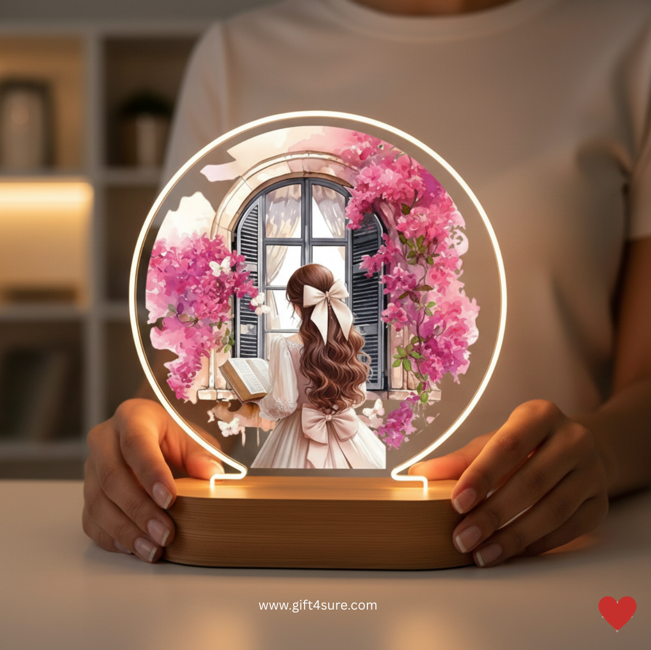 CUSTOMISED ACRYLIC CIRCLE LAMP- 3