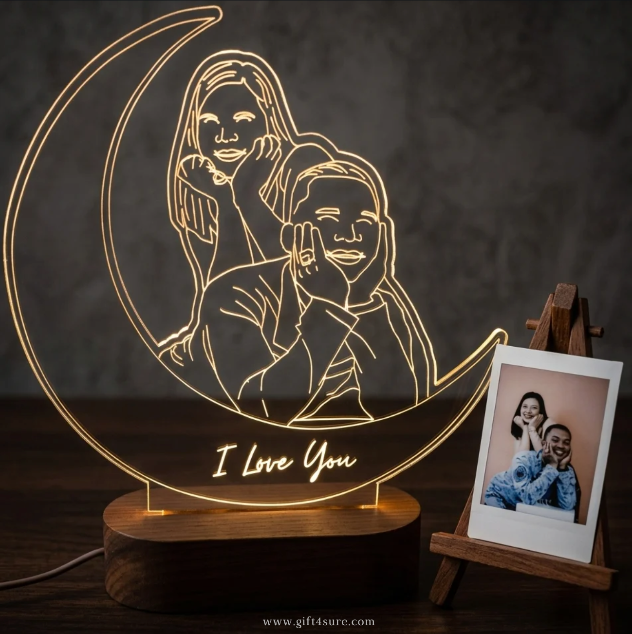 MOON SKETCH ILLUSION LAMP
