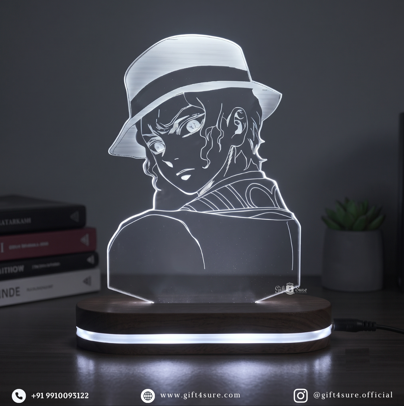 DEMON SLAYER: MUZAN KIBUTSUJI ANIME LED LAMP (MULTICOLOR)
