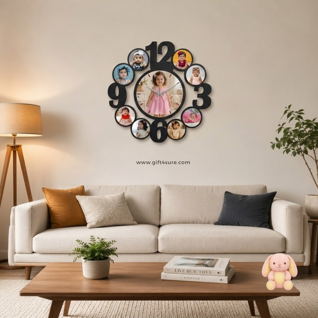 BABY PHOTO WALL CLOCK