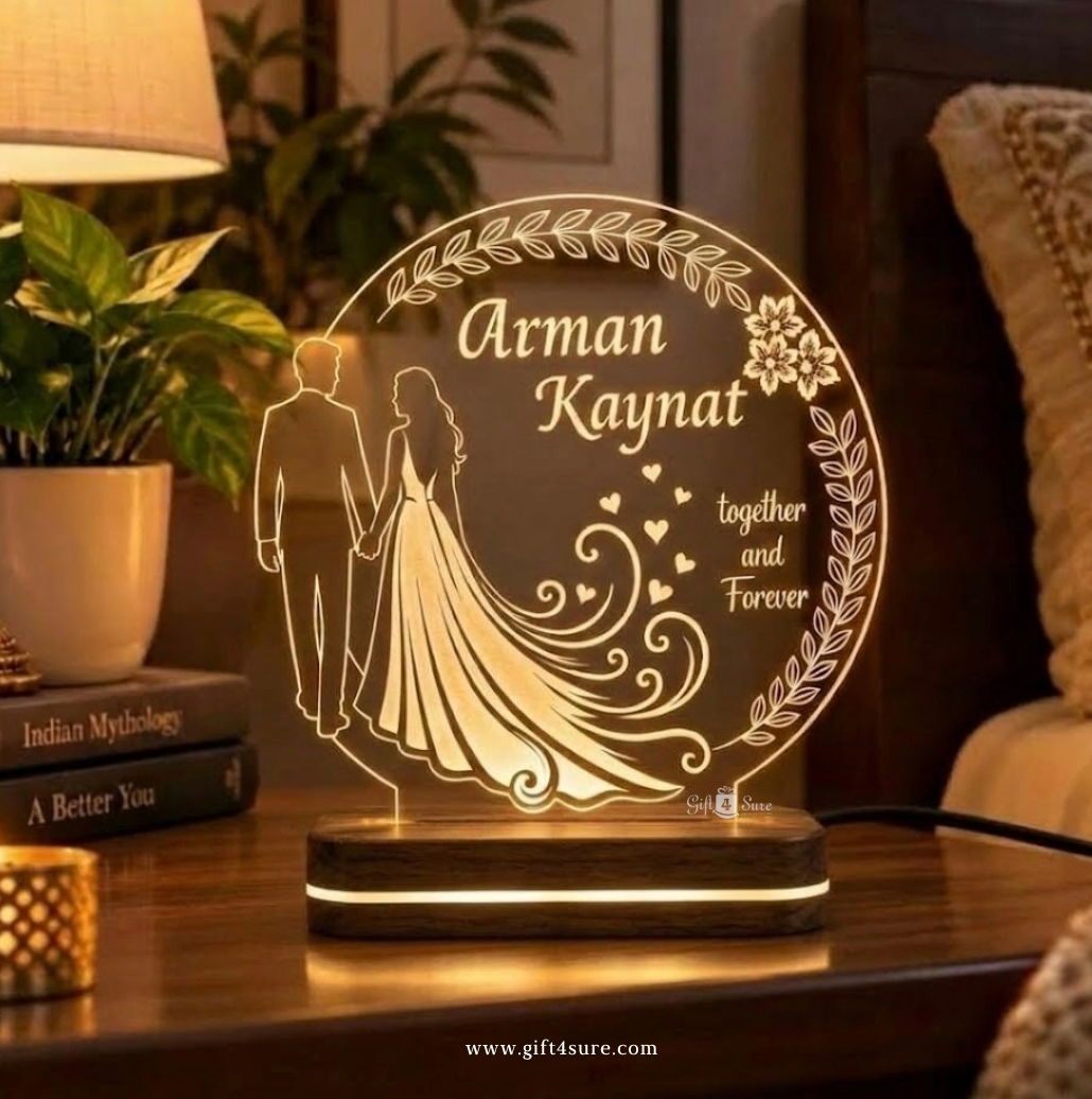 ROMANTIC COUPLE ACRYLIC LED LAMP