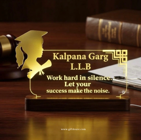 PERSONALISED LAWYER ACRYLIC LED LAMP