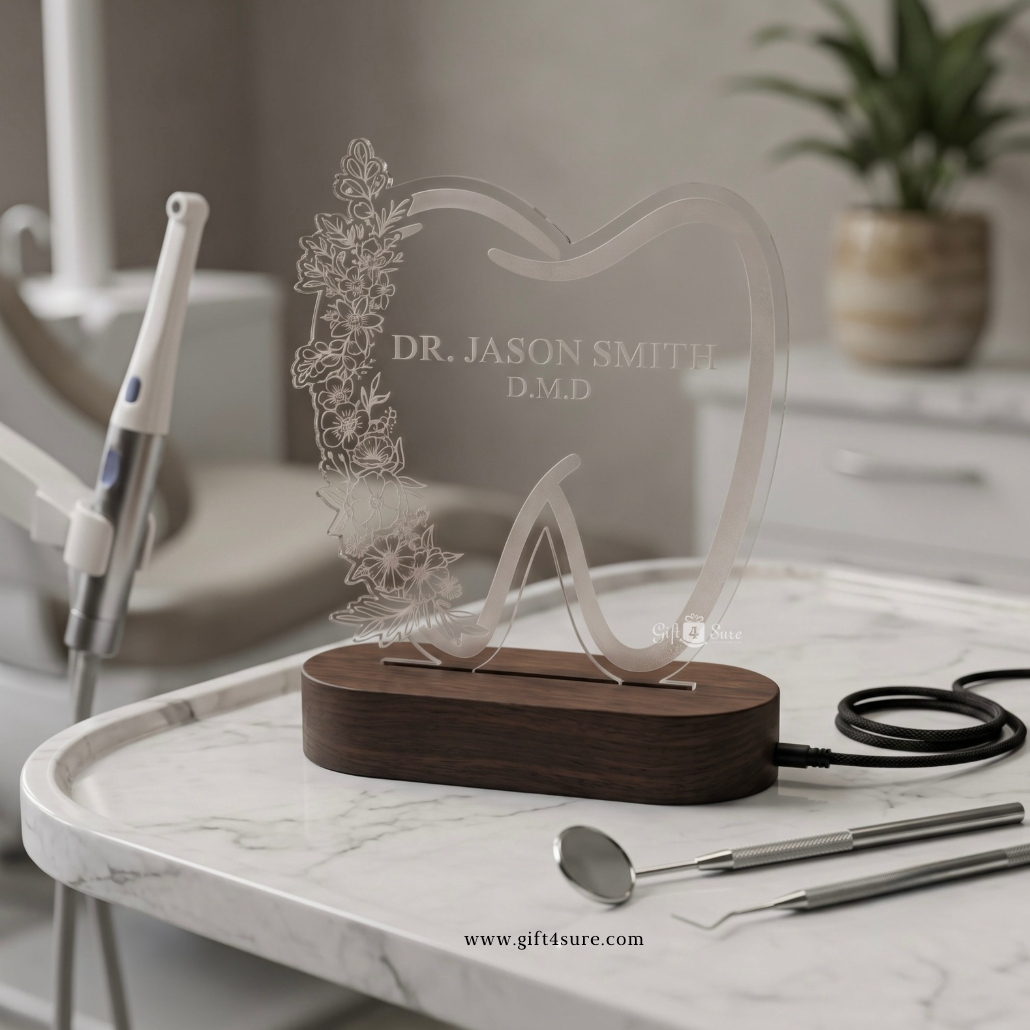 CUSTOMISED DENTIST ACRYLIC LED LAMP