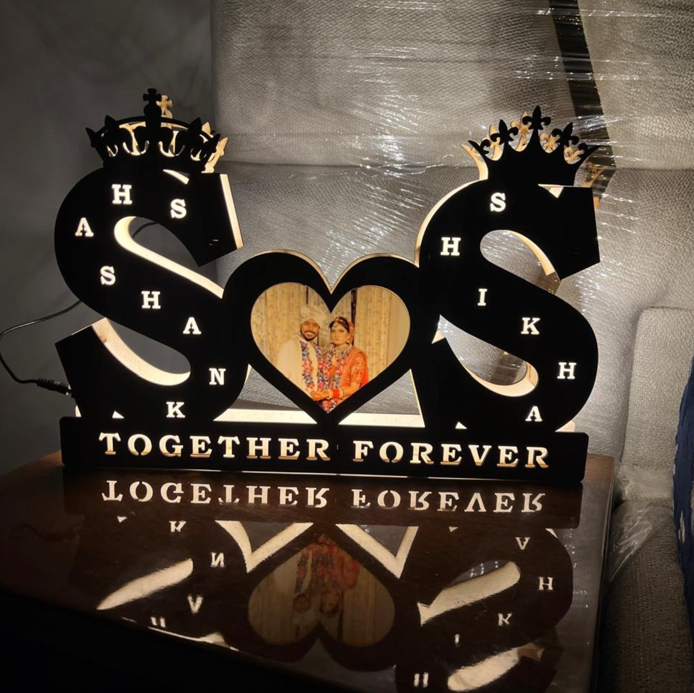 COUPLE LETTER WITH PHOTO