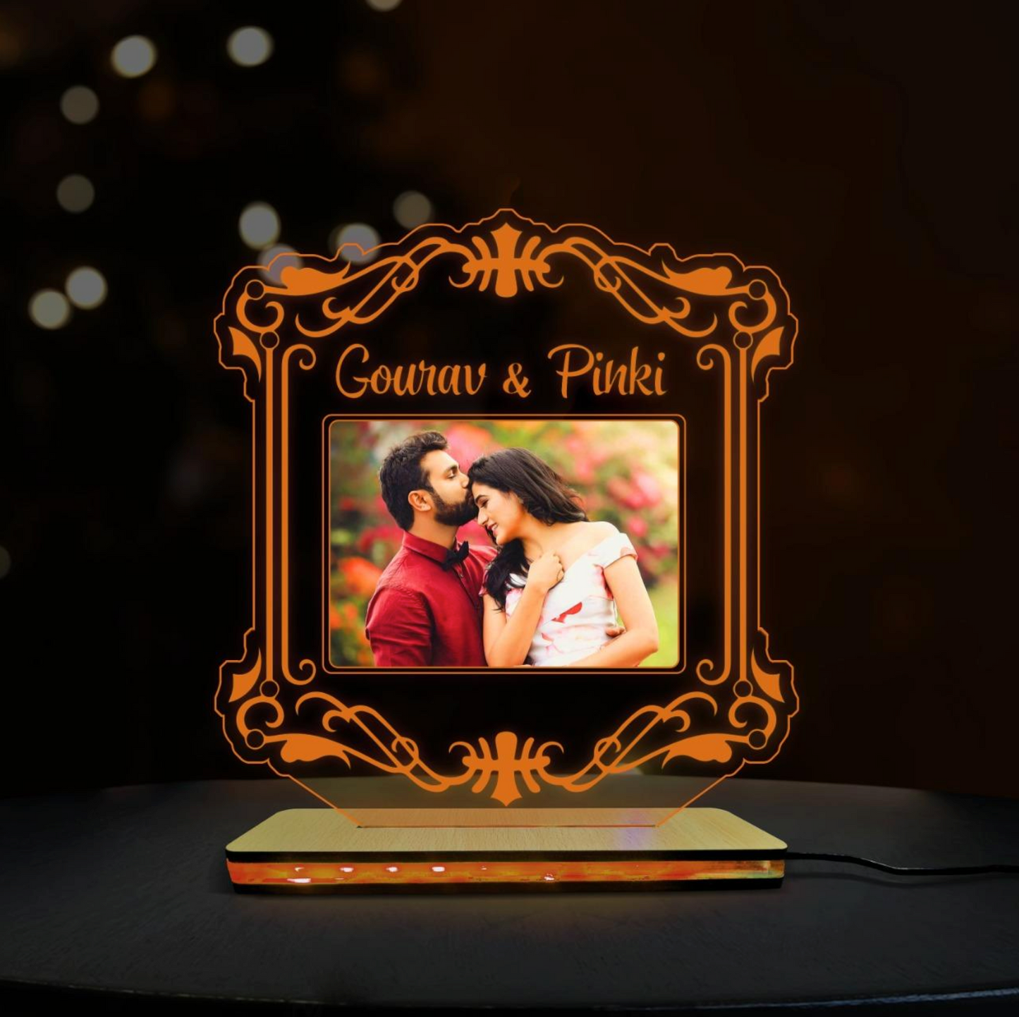 FRAME ACRYLIC LAMP - MULTICOLOR