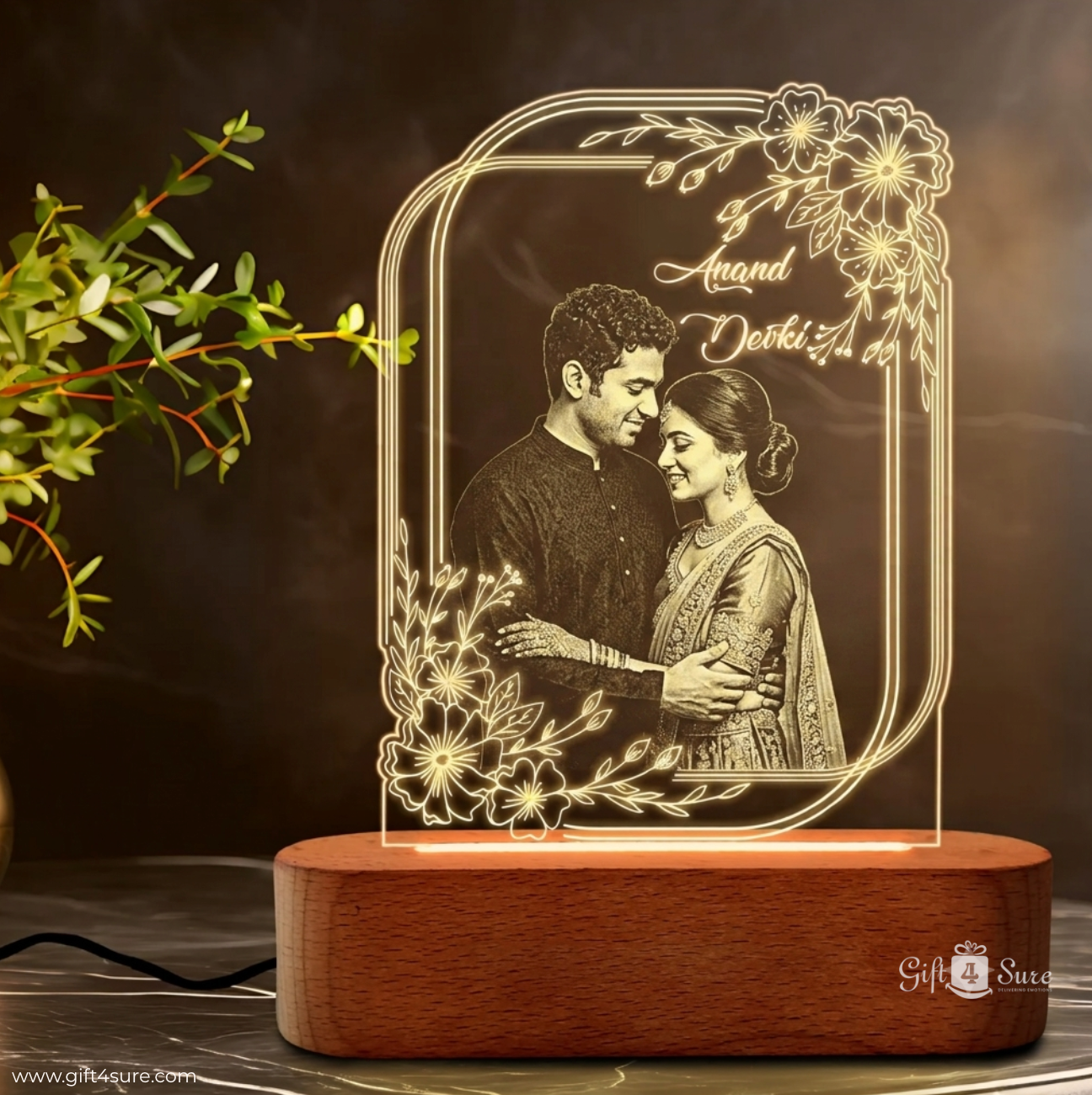 PHOTO ENGRAVED ILLUSION LAMP