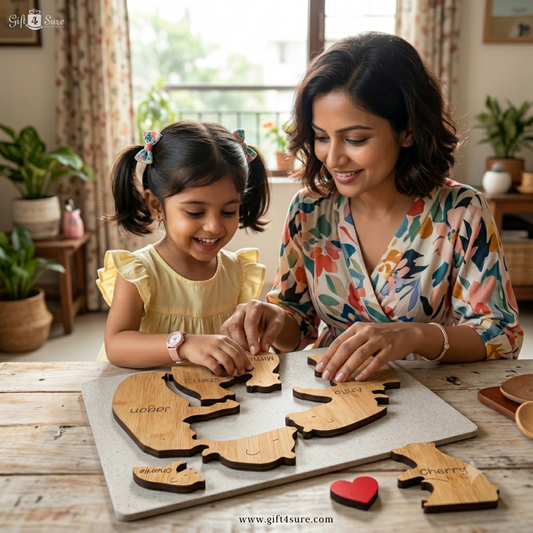 WOODEN BEAR FAMILY PUZZLE