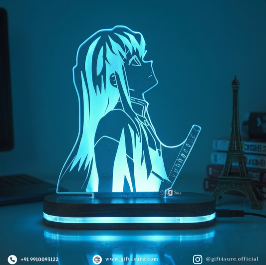 DEMON SLAYER: MUICHIRO TOKITO ACRYLIC LED LAMP (MULTICOLOR)