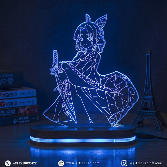DEMON SLAYER: SHINOBU KOCHO ANIME LED LAMP (MULTICOLOR)