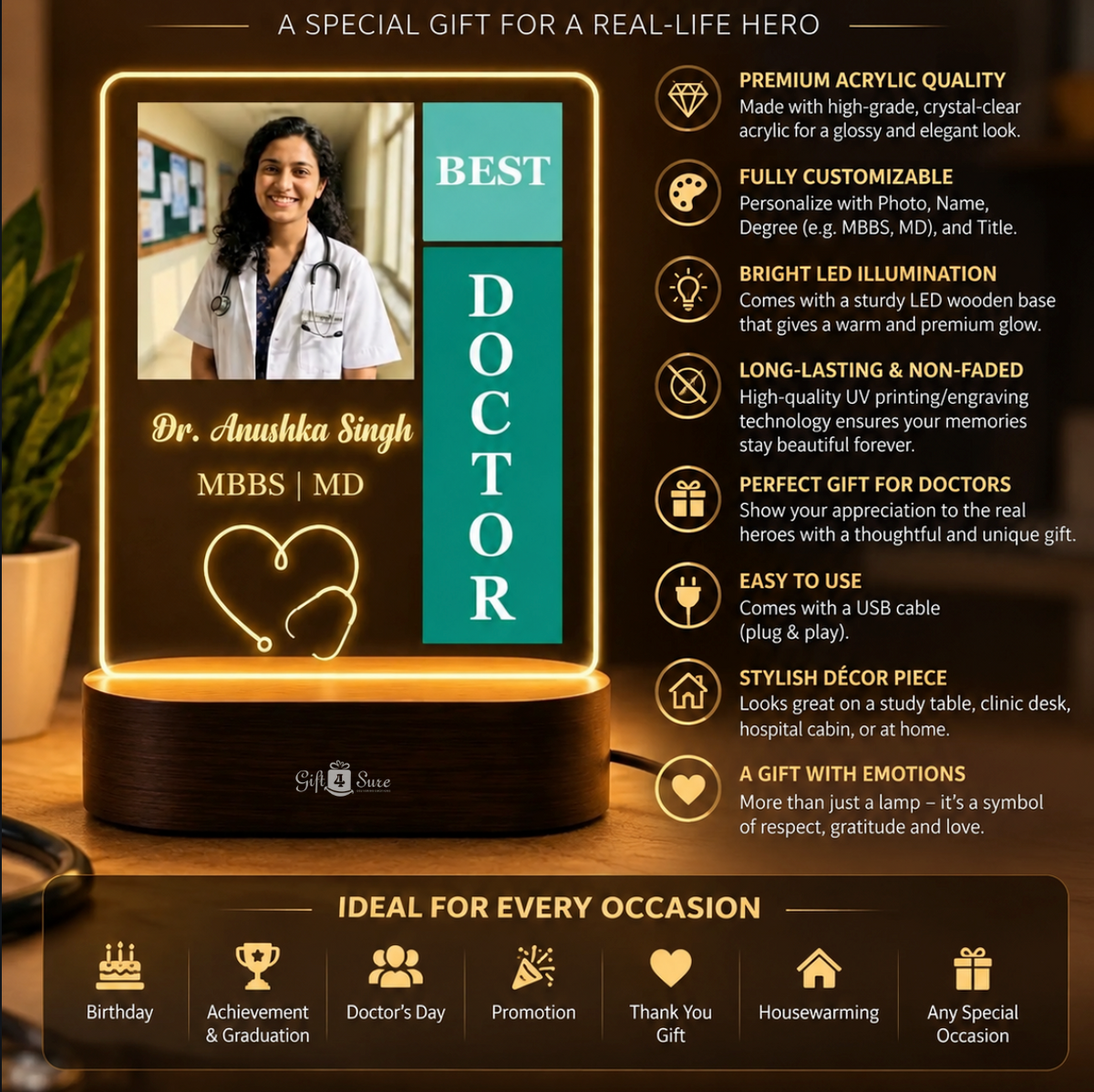 DOCTOR’S PHOTO ACRYLIC LED LAMP-2