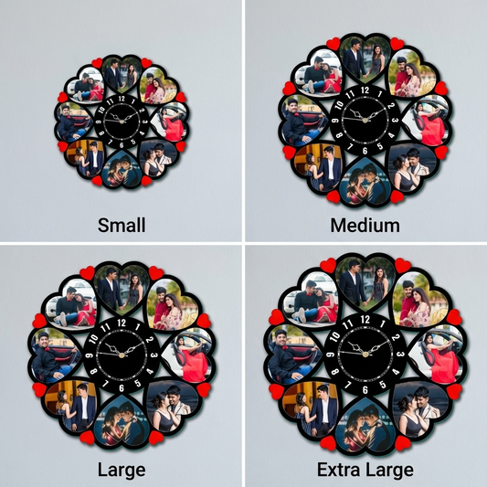 HEART WALL CLOCK