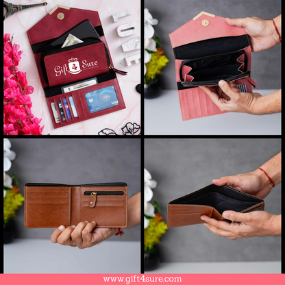 IMPORTED COUPLE WALLET RAKHI COMBO