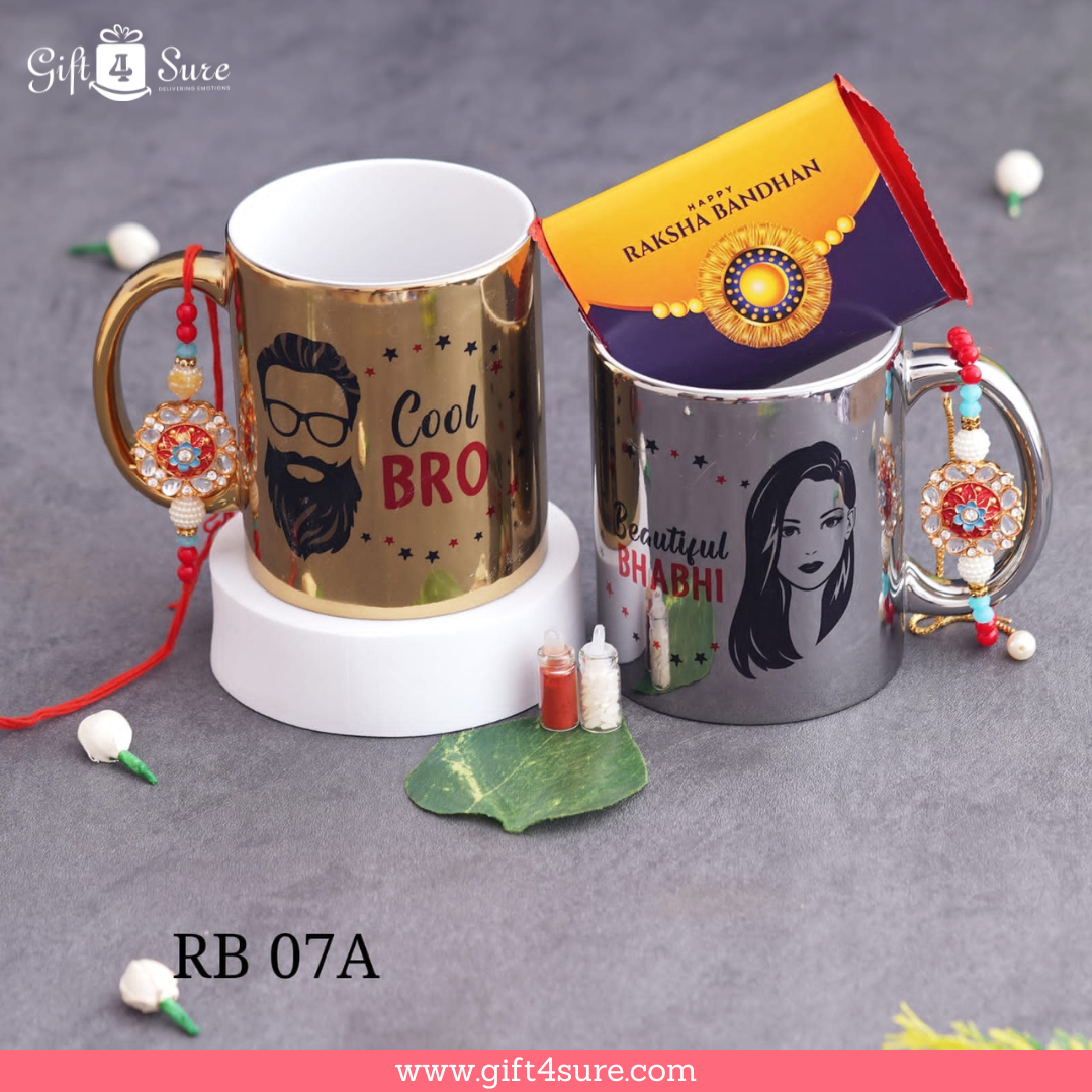 COOL BRO & BHABHI MUG RAKHI COMBO