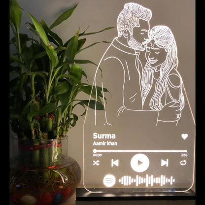 SPOTIFY SKETCH ILLUSION LAMP