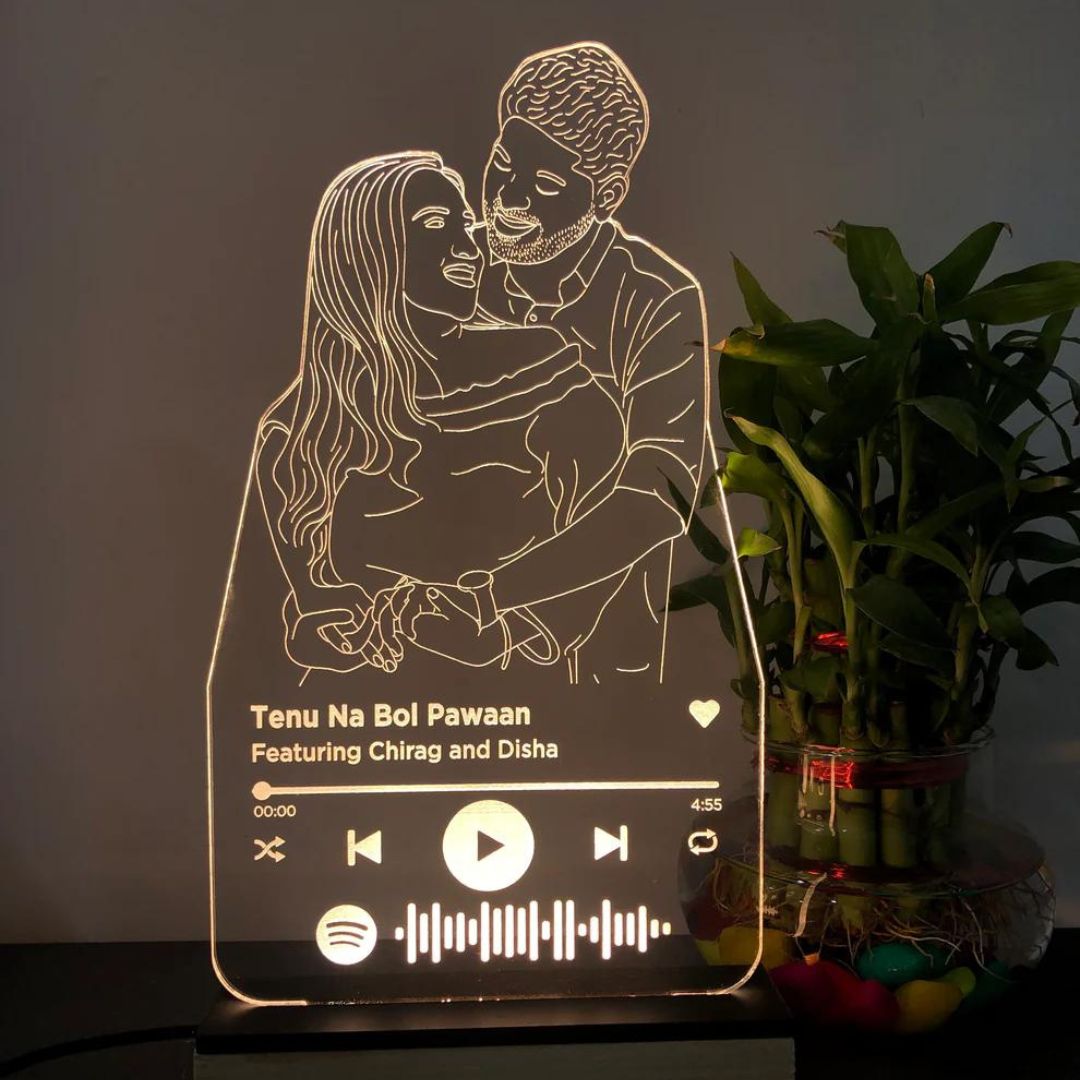 SPOTIFY SKETCH ILLUSION LAMP