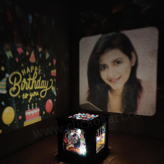 BIRTHDAY THEME - REVOLVING PHOTO SHADOW BOX