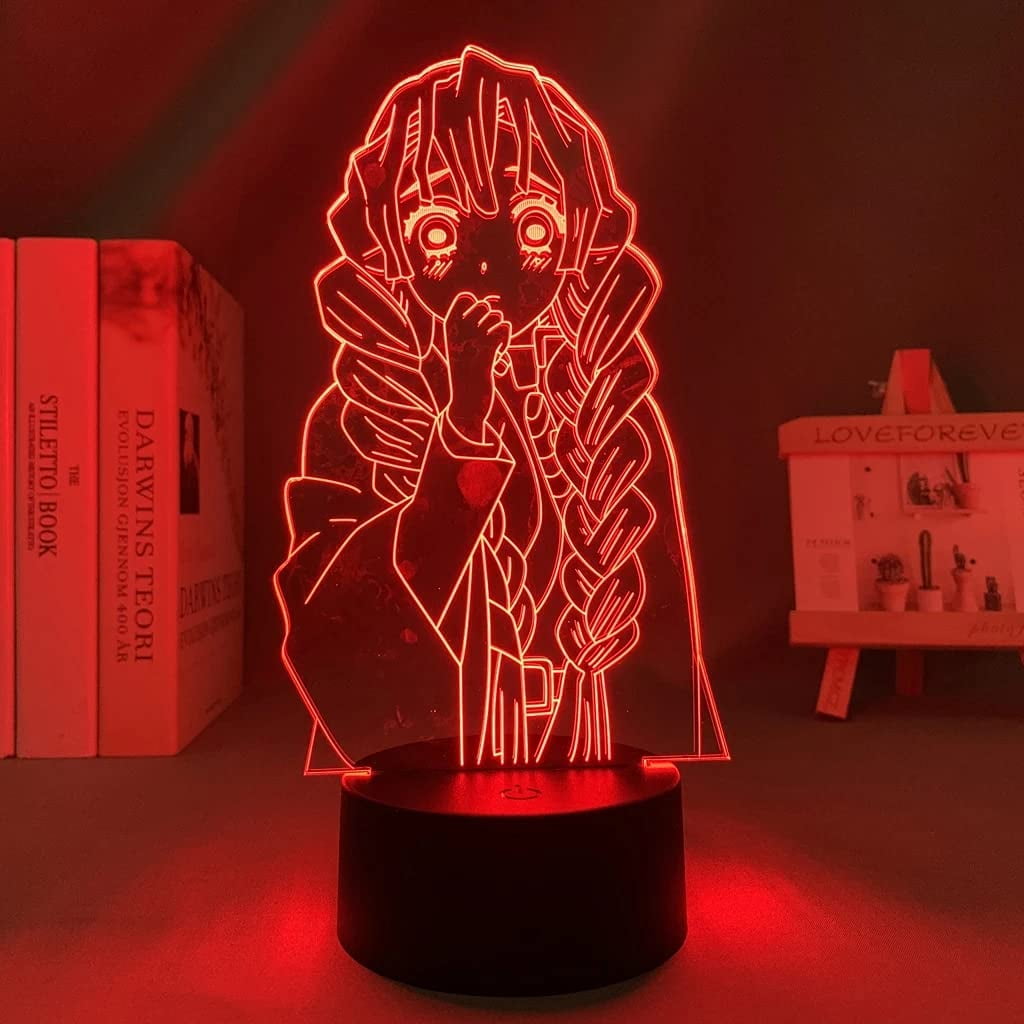 DEMON SLAYER: MITSURI KANROJI ANIME LED LAMP (MULTICOLOR)