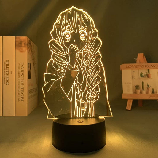 DEMON SLAYER: MITSURI KANROJI ANIME LED LAMP (MULTICOLOR)