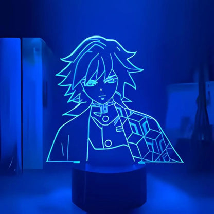 DEMON SLAYER: GIYU TOMIOKA ANIME LED LAMP (MULTICOLOR)