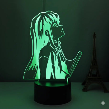 DEMON SLAYER: MUICHIRO TOKITO ACRYLIC LED LAMP (MULTICOLOR)