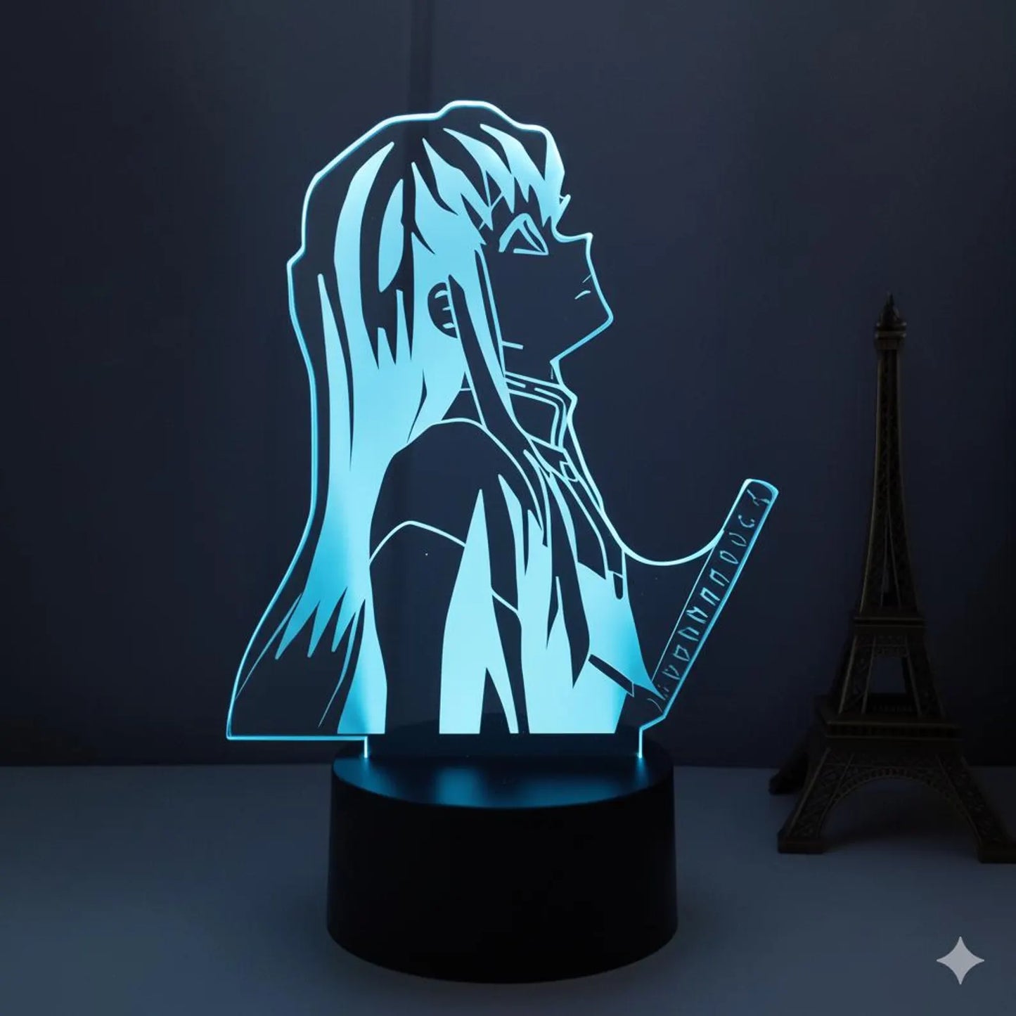 DEMON SLAYER: MUICHIRO TOKITO ACRYLIC LED LAMP (MULTICOLOR)