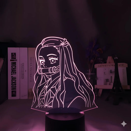 DEMON SLAYER: NEZUKO KAMADO ANIME LED LAMP (MULTICOLOR)