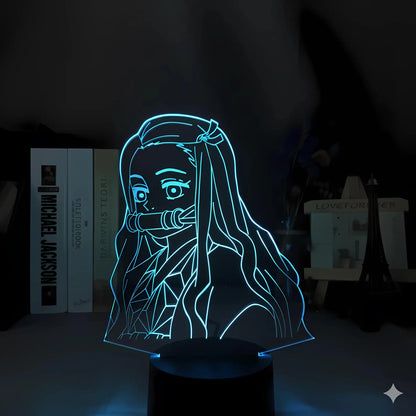 DEMON SLAYER: NEZUKO KAMADO ANIME LED LAMP (MULTICOLOR)